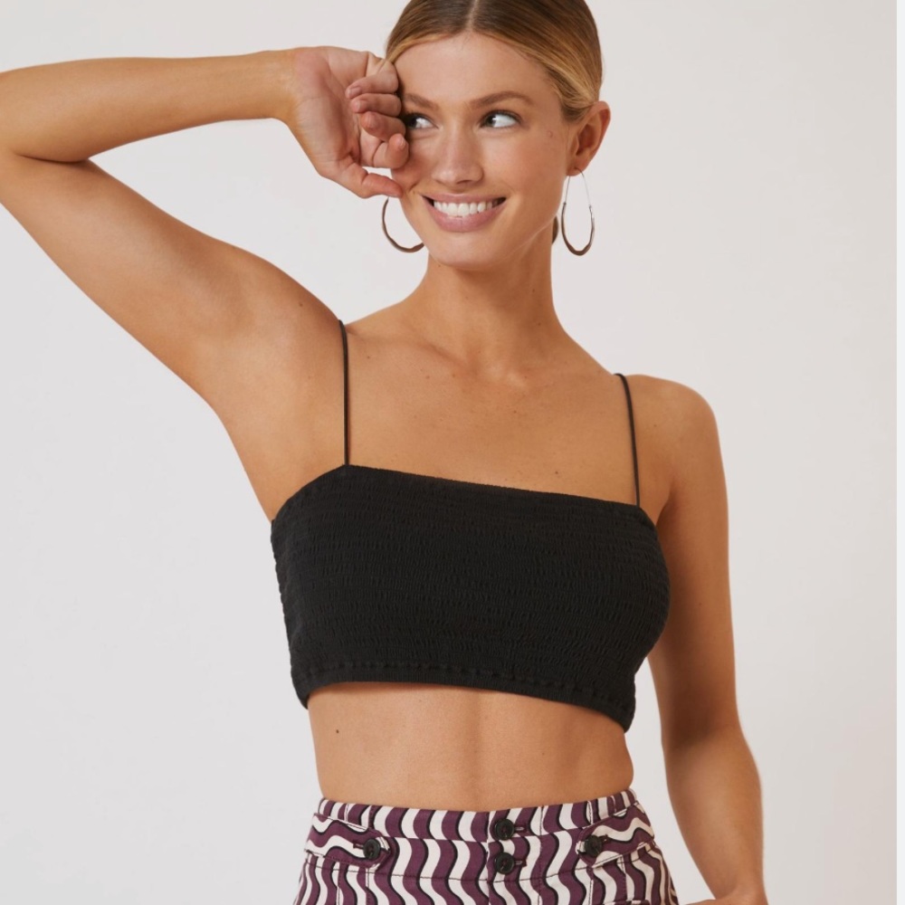 NWT Anthropologie Maeve Micro Tube Top Size Large
